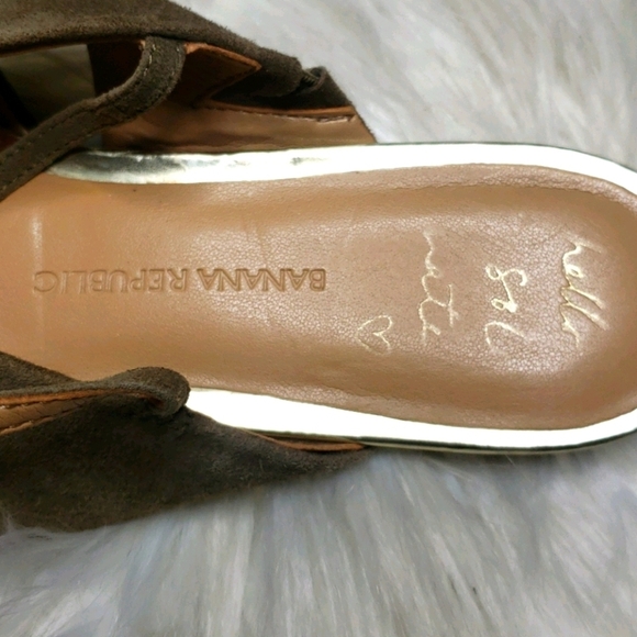 Banana Republic Suede Wrap Around Flats - Picture 6 of 9